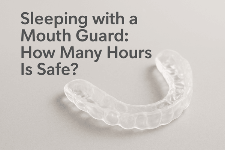 Sleeping mouth guard for grinding teeth