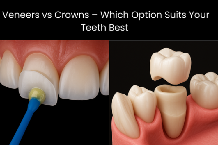 Veneers vs Crowns