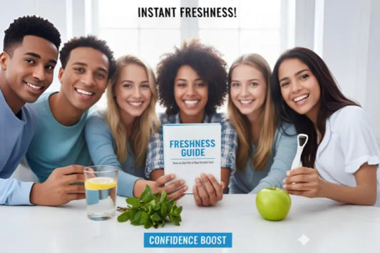An image of people with a freshness guide