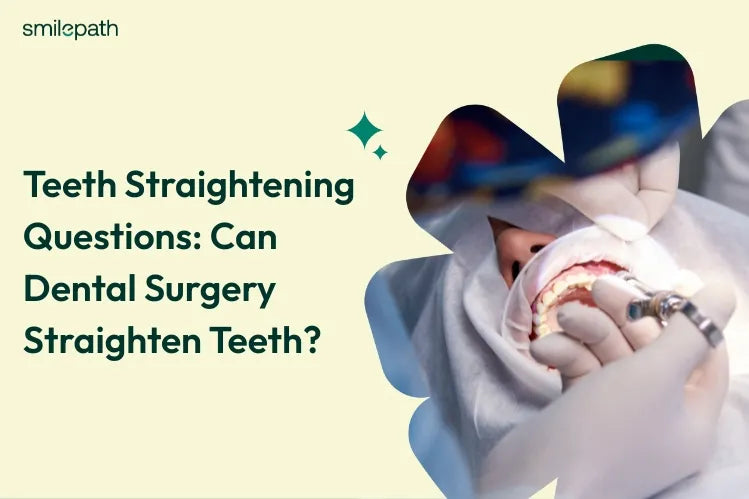 Patient undergoing dental surgery in a modern clinic 