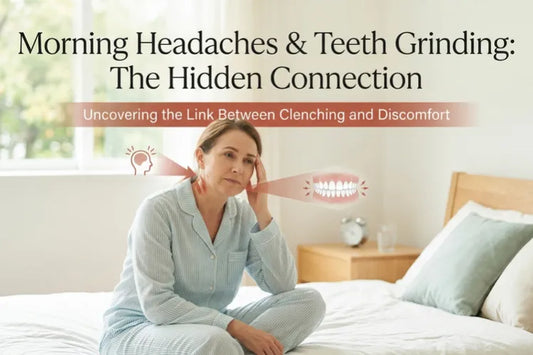 A girl is facing morning headaches and teeth grinding