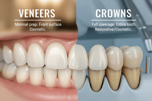 Veneers vs Crowns – Understanding the Key Differences
