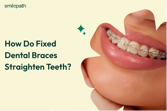 A girl smiling with braces 