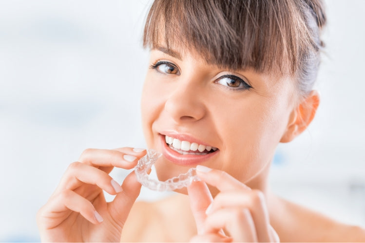 smile attained with Clear Aligners