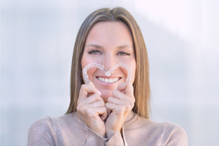 Clear aligners enhance the facial symmetry